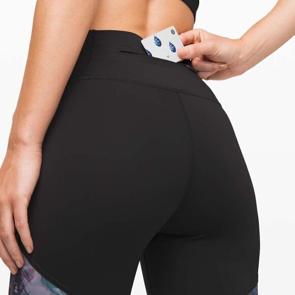 Lululemon Run to Reset Tight 25" Black / Frozen Island Multi - Picture 5 of 16